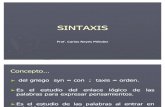 La Sintaxis