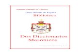 DICCIONARIO MASONICO Y PEQUEÑO DICCIONARIO DE TERMINOS MASONICOS