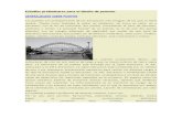 Estudios preliminares para el diseño de puentes