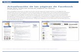 Guía de nuevas funciones y características de las páginas en Facebook