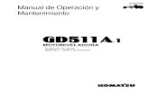 Komatsu GD511A-1 Manual de Operación y Mantenimiento GSAM038200
