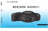 Canon Eos 600d Manual de Instrucciones