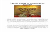 Las 613 Mitzvot (mandamientos) en El Orden de Las Parashot