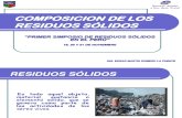 COMPOSICION DE LOS RESIDUOS SÓLIDOS