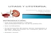 Litiasis y Litotripsia Presentacion
