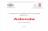 Adenda Transporte y distribución 2010, 2011