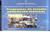 Programa de Estudios de Educación Musical para III Ciclo y Educación Diversificada