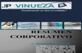 JP VINUEZA Carta de Presentacion Aluminio, Vidrio, Recubrimiento y Policarbonato