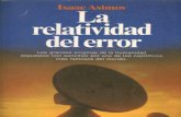 Asimov, Isaac - La Relatividad Del Error