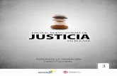 Hacia el Nuevo Sistema de Justicia en Bolivia