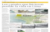 Diario El Comercio Los Canales Que Hicieron Posible La Vida en Lima