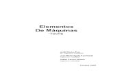 Elementos de Maquinas- Teoria, 1° ED.  - Jordi  Viñolas Prat