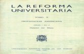 La Reforma Universitaria. Perú