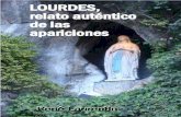 Lourdes, relato auténtico de las apariciones