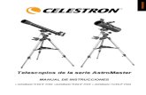 Manual Telescopio Celestron Astromaster 70 EQ