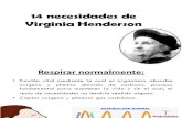 14 necesidades de  Virginia Henderson