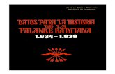 Datos para la historia de la Falange gaditana 1934 -1939. José de Mora-Figueroa