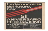 La democracia del futuro Hoy - 51 ANIVERSARIO FE de las JONS Discursos -