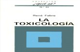 La Toxicologia