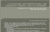 Lenguaje de Definición de Objetos (ODL)