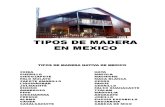 Tipos de Madera en Mexico