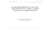 Responsabilidad Social Empresarial (RSE) Como Ventaja Competitiva
