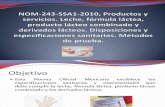 NOM-243-SSA1-2010, Productos y Servicios (3)