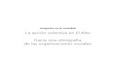 La Accion Colectiva en El Alto. Hacia una etnografia de las organizaciones sociales