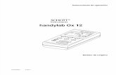 Handylab OX 12 O2 Meter 700 KB Spanish PDF