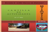 CARTILLA DE ACTIVIDADES 2012