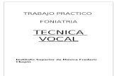 Tecnica Vocal