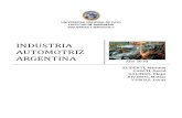 Historia de La Industria Automotriz Argentina - Informe