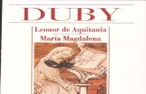 3Duby Georges Leonor de Aquitania Maria Magdalena