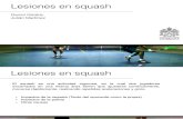 Lesiones en Squash