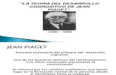 La Teoria Del Desarrollo Cognocitivo de Jean Piaget