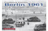 Berlín 1961. El lugar más peligroso del mundo. Frederick Kempe.