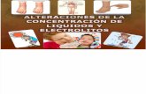 ALTERACIONES DE LA CONCENTRACIÓN DE LIQUIDOS Y ELECTROLITOS