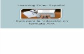 Guía para la redacción formato APA