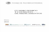 CUADRO BASICO Medicamentos2010