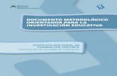 Documento Metodológico Orientador para la Investigación Educativa