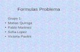 Formulas Problemas 1