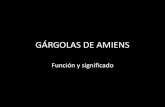 GÁRGOLAS DE AMIENS FUNCIÓN Y SIGNIFICADO