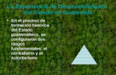 La descentralización en Guatemala