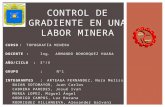 Control de Gradiente en Una Labor Minera