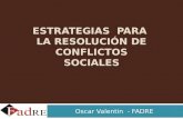 Estrategias Para La Resolucion de Conflictos Sociales