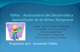Presentación sobre Módulo Educativo -  Módulo 5: Assesment del Desarrollo y Aprendizaje de la Niñez Temprana Cancel Spinner_small