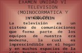 Examen Unidad VI Introduccion a Las Telecomunicaciones Television Monocromatica y a Color