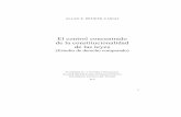 El Control Concentrado de La Constitucionalidad de Las Leyes - Estudio de Derecho Comparado