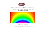 Prácticas de Matemáticas con Mathematica para Ingenieros Autor : Calixto Molina, Manuel. (biblioteca eArquitectura)