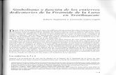 Simbolismo y Funcion de Los Entierros Dedicatonos La Piramide de La Luna en Teotihuacan [Saburo Sugiyama y Leonardo Lopez Lujan]